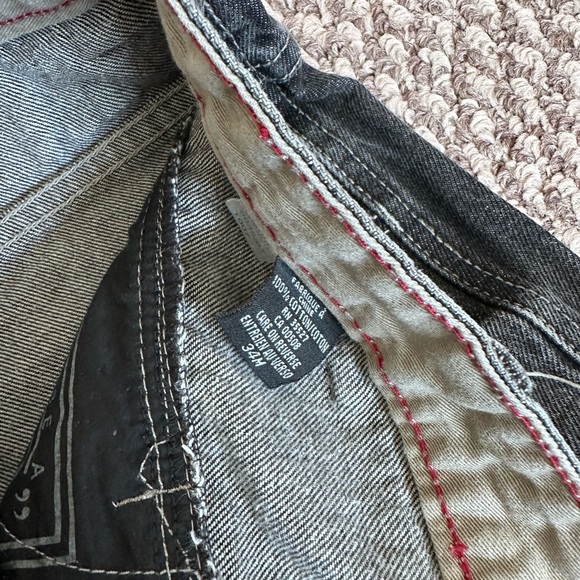 Vintage Marithé François Girbaud Baggy Jeans Men’s 32 Y2K Black Wash - Picture 6 of 10